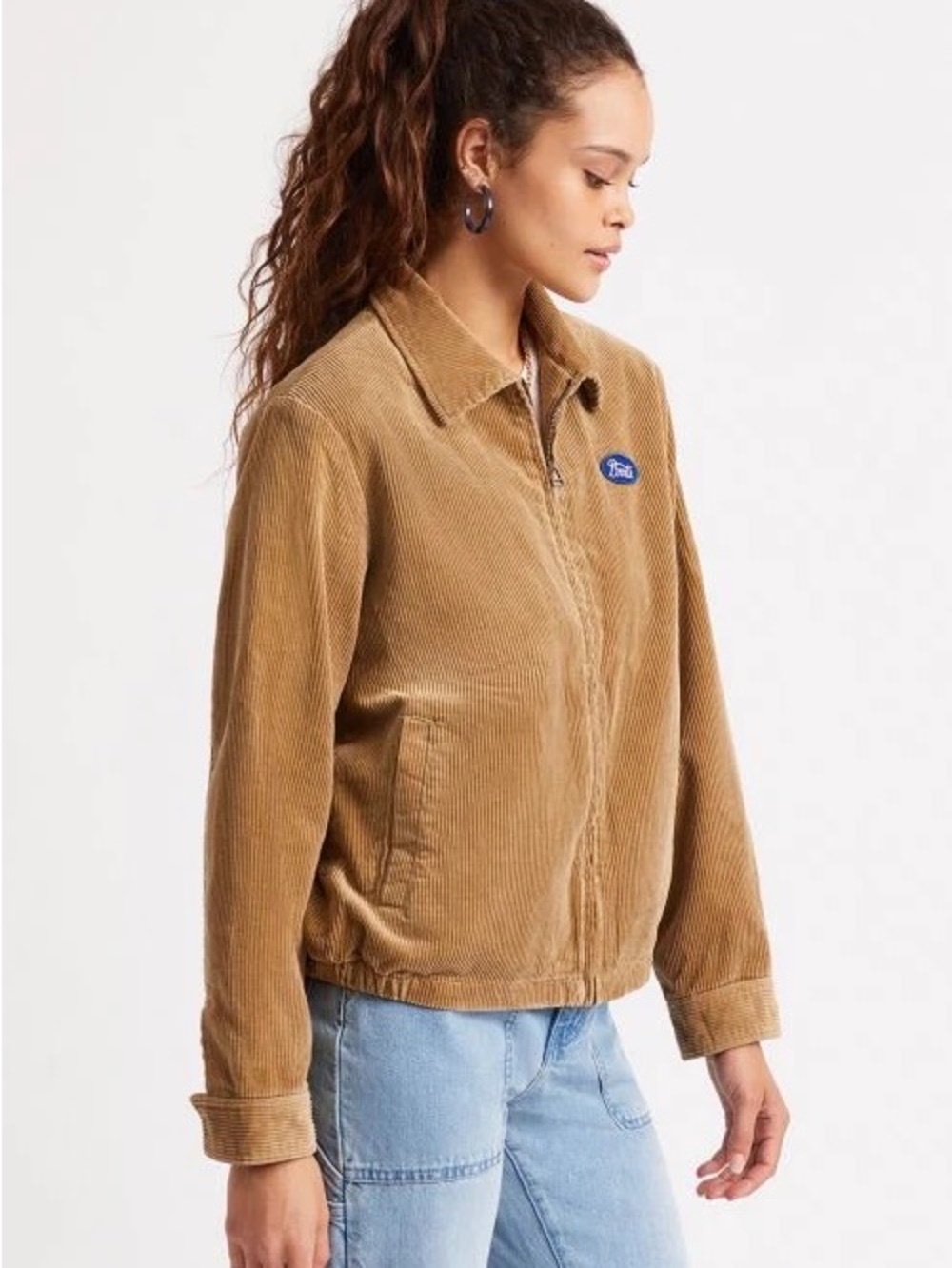 Brixton Utopia Corduroy Zip Jacket